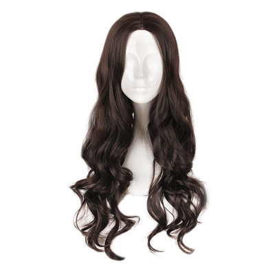 taobao agent 017 new movie Wonder Woman Diana Prince cosplay wig black long curly hair big scalp