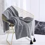 Nordic đan bông bóng đèn lồng chăn chăn len giản dị chăn mền văn phòng ăn trưa nghỉ ngơi chăn sofa điều hòa nhiệt độ - Ném / Chăn chan long cuu nhat