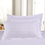 phòng Khách sạn Hotel tấm giường áp dụng mã hóa 3cm ba cm satin gối bông trắng - Gối trường hợp