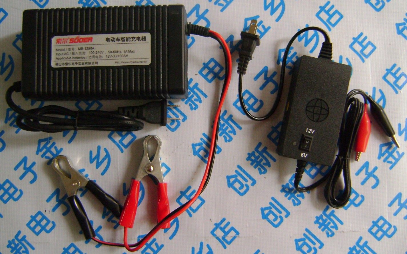 Купить Зарядное устройство для батареи 6-12V двойной скорости ...