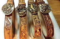 Резной бронзовый кожаный ремень ручной работы, сделано на заказ, европейский стиль
