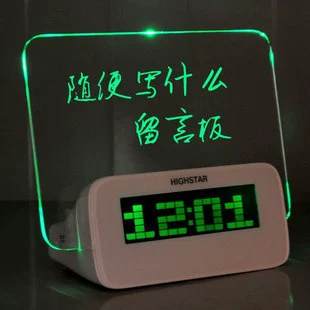 Творческая простота и бесшумная доска объявлений многопрофессиональные будильники Специальные флуоресцентные электронные ученики начальной школы с прикроватными девочками