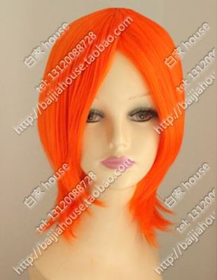 taobao agent Wig orange short hair orange face MSN One Piece One Piece Nami cos wig