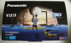 Очки 3D panasonic/松下3d眼镜ty-ew3d2 ew3d2lc代ew3d3mc 大量现货送礼
