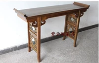 Специальные предложения антикварной мебели для буддийских столов и столов на крыльце, сплошная древесина для стола китайского музея.