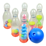 Trẻ em bowling đồ chơi đầy màu sắc bowling đầy màu sắc 6 + 1 tập thể dục phối hợp tay-mắt
