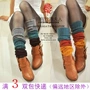 Màu sắc Hàn Quốc phù hợp với mẫu tất thẳng đặt chân mùa thu và mùa đông ấm áp cho nữ bộ chân tất học sinh nữ 
