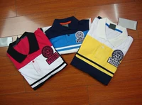 Quần áo mùa thu Dijia Quần cotton nam dài tay giản dị Paul POLO 3 màu polo nam