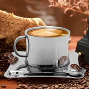 Xuất khẩu cà phê Ý Cup Set cà phê lục địa nhập khẩu cốc bằng thép không gỉ nhập khẩu