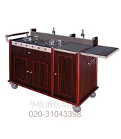 Deluxe Double -Headed Dining Car Artificial Stone Panel Car Mobile Abalone Car Mobile Hotel Supplies