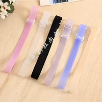 Trong suốt dây đeo vai áo ngực với dây đai vô hình silicone dây đeo vai vô hình không trượt đồ lót dây đeo vai các mẫu dây áo lót 