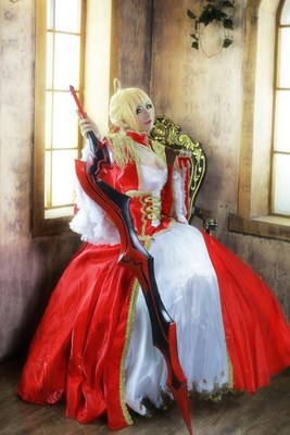 taobao agent Crazy Hat-Tyrant Saber Gorgeous Version COSPLAY clothing spot