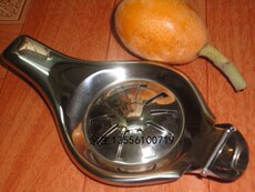 Лимоновыжималка 加厚不锈钢柠檬夹 豪华柠檬夹 手动柠檬片榨汁器 水果压榨器