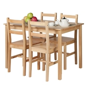 Nhà hàng đặt bàn ghế nhà ăn kết hợp bàn ăn trái và phải kết hợp bộ bàn ăn hiện đại tối giản kết hợp căn hộ nhỏ - Bộ đồ nội thất