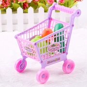 Nhà trẻ em chơi xe đẩy em bé nam bé gái siêu thị giỏ hàng nhà bếp 3-5-6 tuổi đồ chơi bán buôn