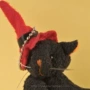 [Chính hãng] Halloween Bí Ngô Black Cat Elf Plush Vải Toy Doll Keychain Đề Nghị gấu teddy 1m6