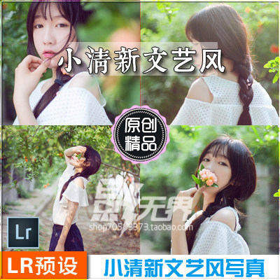 最新工作室专用 韩系 小清新文艺风 Lightroom调色预设 LR预设-天天素材网