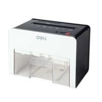 Deli 9931 giấy shredder huỷ điện có thể được chia đĩa từ tính Desktop Máy hủy tài liệu - Máy hủy tài liệu máy hủy tài liệu bonsaii 4s16