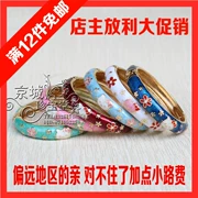 Xác thực Bắc Kinh cloisonne vòng tay của trẻ em dễ thương kt mèo mô hình trẻ em vòng đeo tay bé yêu thích đồ trang sức