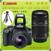 Canon Canon 1300D kit được cấp phép (18-55, 55-250) ống kính kép 75-300 máy ảnh DSLR - SLR kỹ thuật số chuyên nghiệp