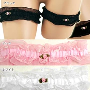 Đùi đùi 002 Nhật Bản mềm mại đùi đùi ren gợi cảm garter cosplay nhập vai - Nịt Tất