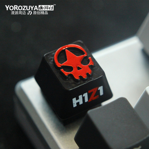 H1Z1 lớn thoát trò chơi vật lý ngoại vi bàn phím cơ khí kẽm hợp kim nhôm được dập nổi keycap nút