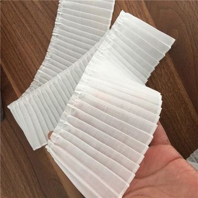 taobao agent 9cm wide polyester cotton crushing wind piano folding lace Bjd baby clothing simple pleated pleated white black cotton cloth lace