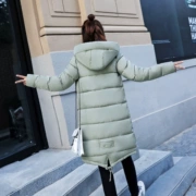 Chống mùa bông phụ nữ phần dài 2018 mới Hàn Quốc phiên bản của lỏng dễ thương sinh viên bông áo khoác mùa đông mềm chị bông áo