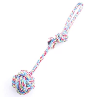 Pet mèo đồ chơi con chó đồ chơi cắn kháng bông sợi dây thừng bóng mol dây cắn rope teddy vàng tóc mol đồ chơi bóng đồ chơi cho chó