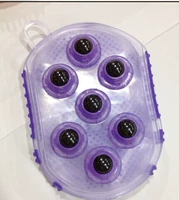 Qilongzhu Meridian Brushing Magnetic Therapy Magnets Magnets, светящаяся щетка назад, спина, массаж, массаж специальный фиолетовый
