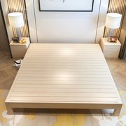 Pine 2018 giường gỗ gỗ rắn 2 giường đôi 1.8 tat giường thực 1 giường đơn giản 1.5 m giường ngủ giường loại