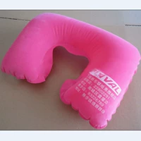 Туристическая газовая подушка настроена для производителей логотипов для снабжения туризма Sanbao U -образной надувной надувной подушки для шеи утолщенный бархат
