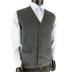 Tinh khiết cashmere vest nam mùa thu và mùa đông thanh niên kinh doanh len vest nam V-Cổ trung niên vest áo len đan cardigan Dệt kim Vest