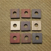 [với vật liệu vòng lỗ bên trong 16,5mm] Chất liệu vòng gỗ gụ gỗ hồng sắc nhẫn gỗ đàn hương nhẫn gỗ mun - Nhẫn