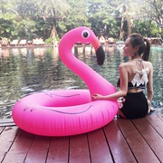 Nhà máy bán hàng trực tiếp một thế hệ 120cm bơm hơi flamingo vòng cung cấp nước phao PVC dày - Cao su nổi
