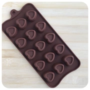 Khuôn Silicone Sôcôla 15 Love Heart Pudding Ice Cube Mold DIY Hand Baking Tools