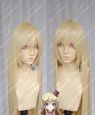 taobao agent Island Wind Ship Mother's Internal Love Objective Objective Objective Objective Objective Objective Objects Jochra Milk Gold One -meter straight hair+dull cos wig