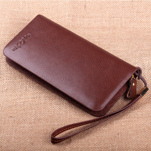 Công suất lớn nam dài ví ly hợp túi với dây tay dây kéo ví nam ví có thể đặt điện thoại di động