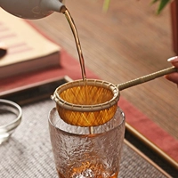 Bộ lọc trà tre bị rò rỉ Bộ lọc giá bộ lọc làm bằng tay mây cách nhiệt Bộ trà Kung Fu bộ phụ kiện trà - Trà sứ bộ tách trà cao cấp