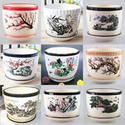 Bình gốm hoa để bàn Bình gốm cao cấp Bình gốm cổ điển châu Âu - Vase / Bồn hoa & Kệ