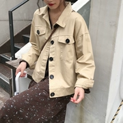 Mùa thu 2018 phiên bản Hàn Quốc mới của chiếc áo khoác mỏng nữ hoang dã buông lơi