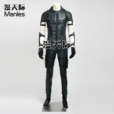 taobao agent Manles/Man Sky Green Arrow COS COS Clothing Season 4 Green Arrow Oliver cosplay clothing male