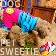Quần áo cho chó Teddy Quần áo mùa thu Mùa thu Quần áo cho chó bốn chân Chó nhỏ Mùa xuân và mùa thu Tây Nguyên Áo len - Quần áo & phụ kiện thú cưng