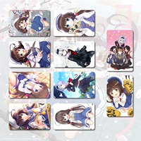 Наклейка аниме -карты наклейка Dragon's King's Work Kard Sticker Chick Love Rice Card Card Link Link Crystal Matte Card Sticker