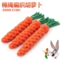 Sản phẩm mới pet mol rod dog sạch răng cắn cà rốt mèo rope knot bông sợi dây thừng đồ chơi cây đồ chơi cho mèo