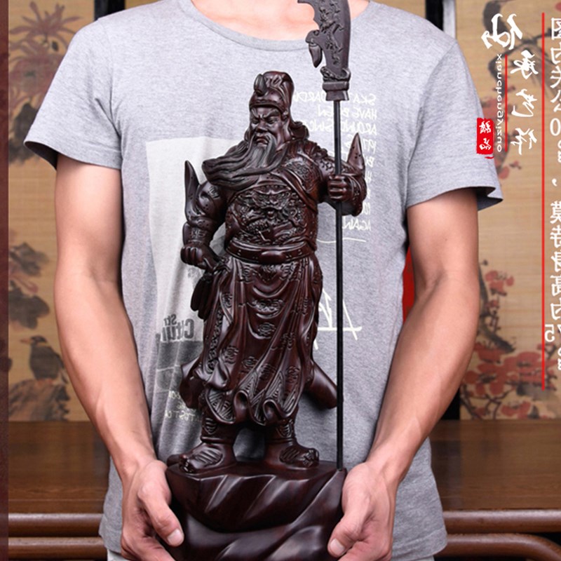 工藝黃花神佛木雕藝品紅木工藝品花梨鎮宅工藝品黃花梨關公梨大