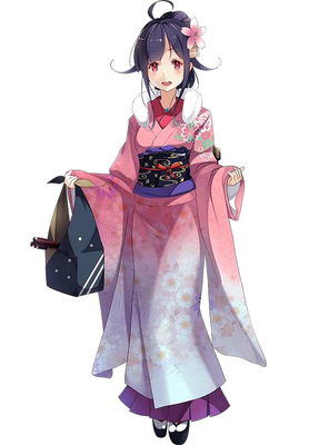 taobao agent [Yifangge] Fleet Collection Big Whale ~ Spring Festival Sleeve Kimono Cosplay Custom Custom