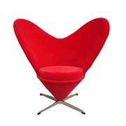 Ghế trái tim Bắc Âu hiện đại nhỏ gọn lười biếng ghế mini dễ thương thiết kế đồ nội thất sáng tạo