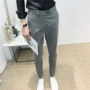 2018 mùa xuân mới Hàn Quốc phiên bản của tự trồng nam sọc quần âu chân quần thanh niên đơn giản hoang dã chín quần nam quần short jean nam