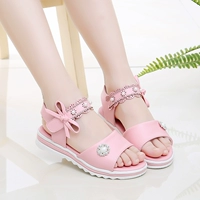 Летние детские сандалии, пляжная обувь на липучке, 2023, в корейском стиле, мягкая подошва, подходит для подростков